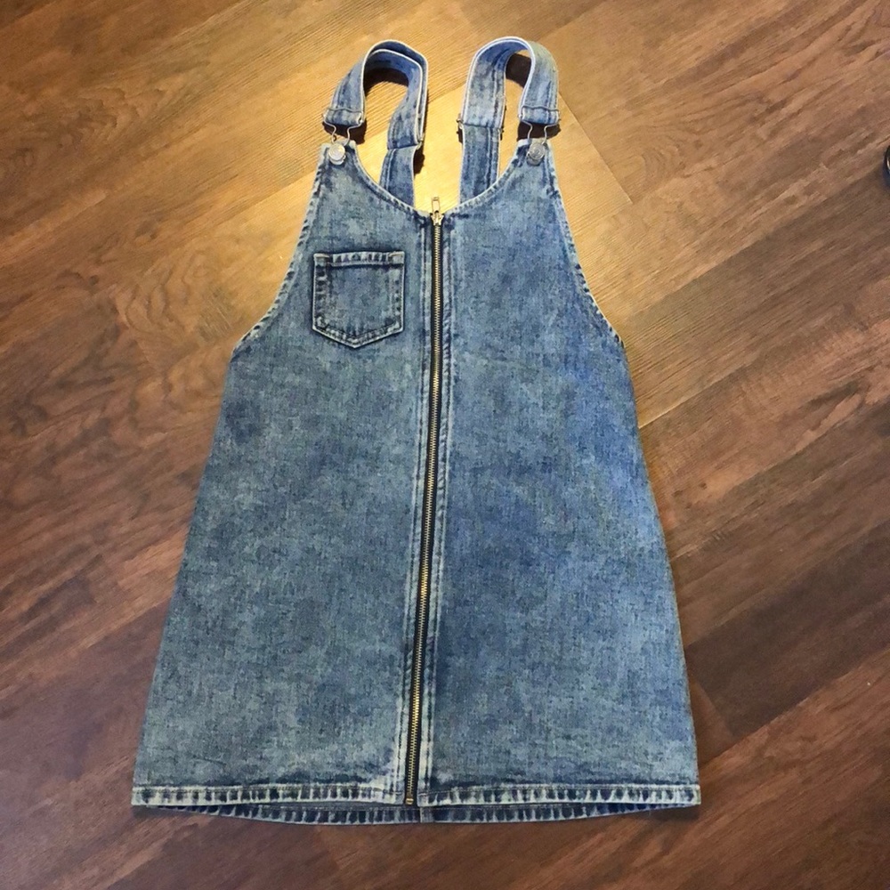 Overalls Jean Skirt